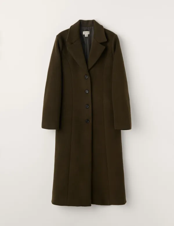 Cashmere Single Coat (Khaki Brown)