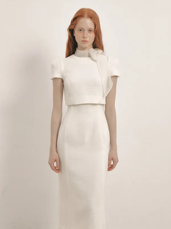 Overlay Scarf Dress(2color)