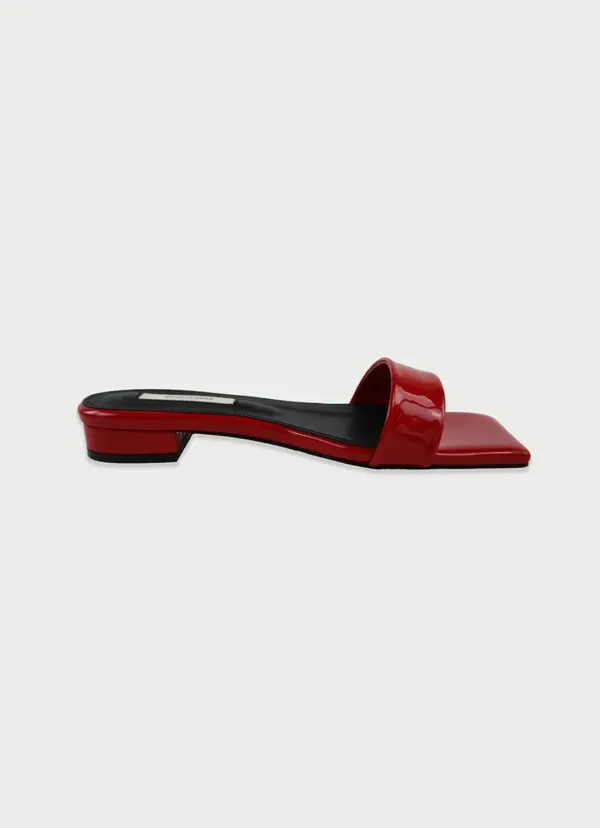 Classic square mule_red
