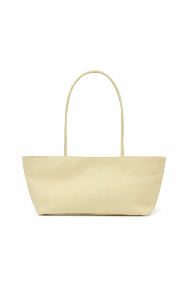 Nylon Baguette Shopper Bag Butter