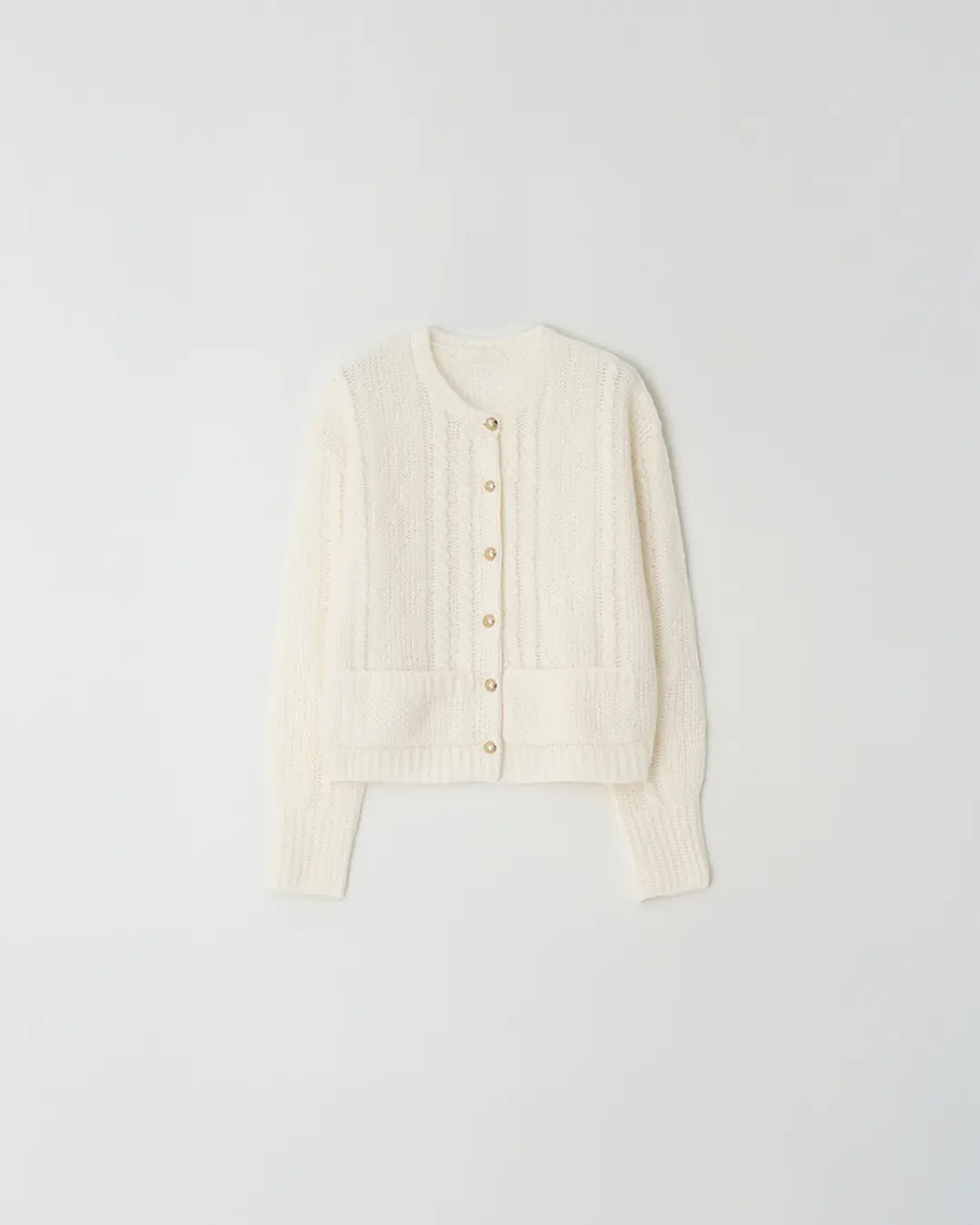 Amy wool cable knit cardigan