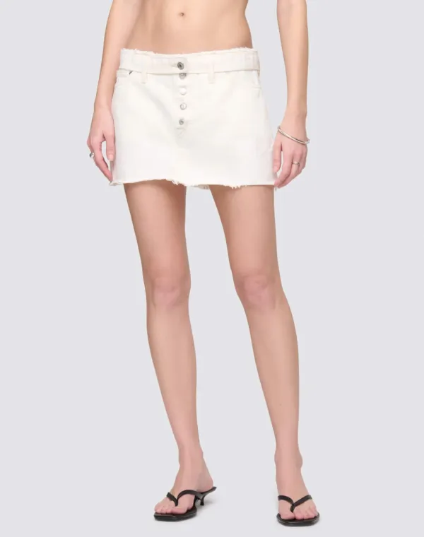 Roxy Skirt - Crema