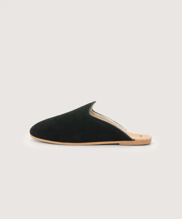 [Mooau] Silent mule (Black)