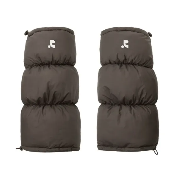 QUILTED LEG WARMER - BROWN