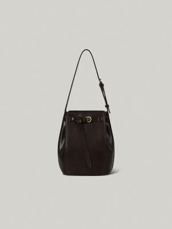 Mini Lale Bag Marron - plain미니 라레백 - 플레인