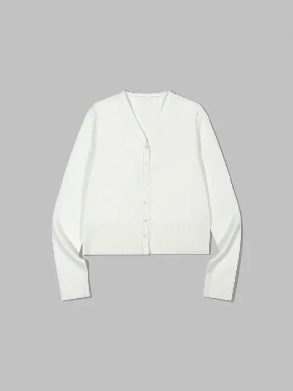 Viscose Cardigan_Off White