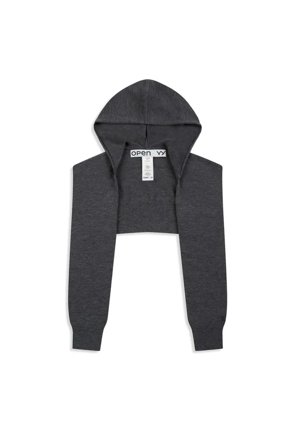 HOODIE SLEEVE LAYER, CHARCOAL