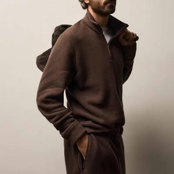 Cozy Half Zip - Porcupine