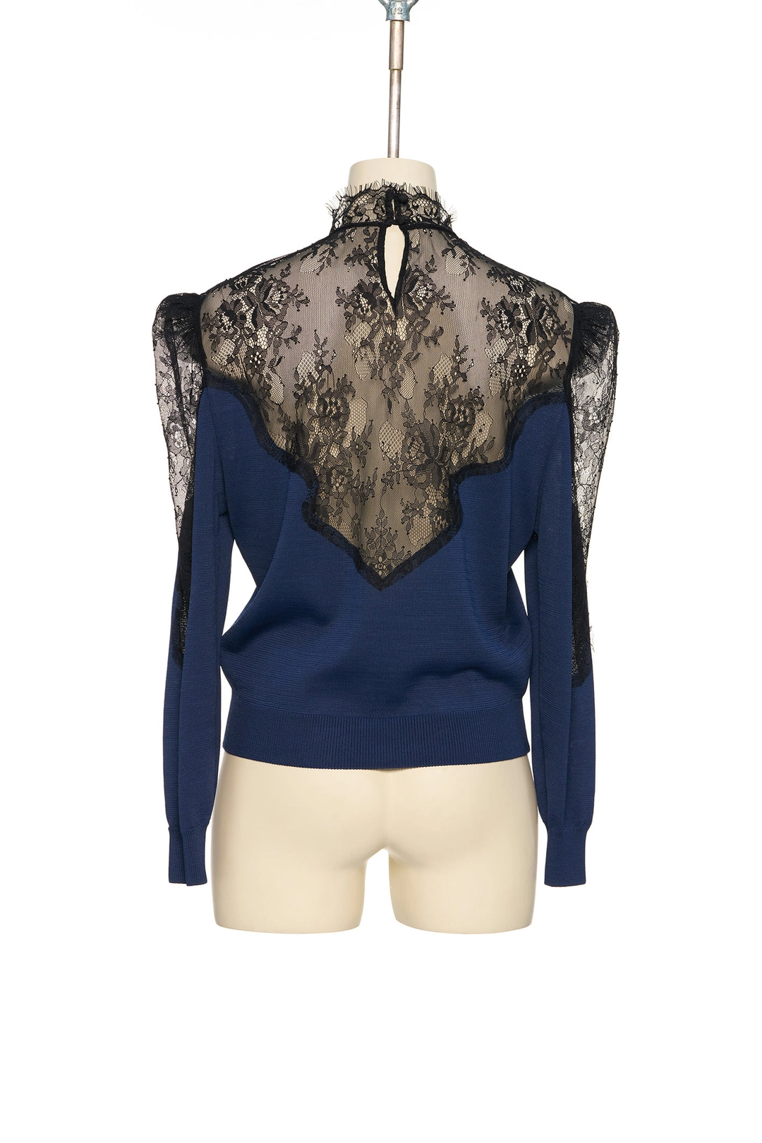 푸쉬버튼 SS26 BLUE LACE PANEL KNIT 상품 이미지 2