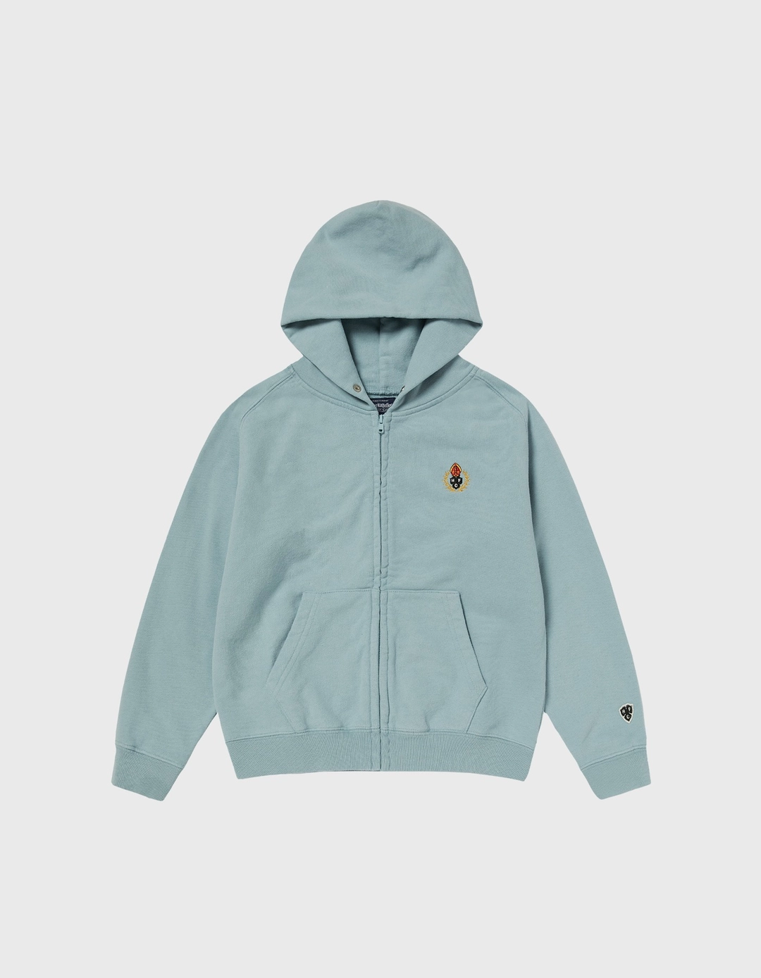 헤리티지플로스 CHILDREN WASHED 221 ZIP-UP HOODIE / Sky blue 상품 이미지 1