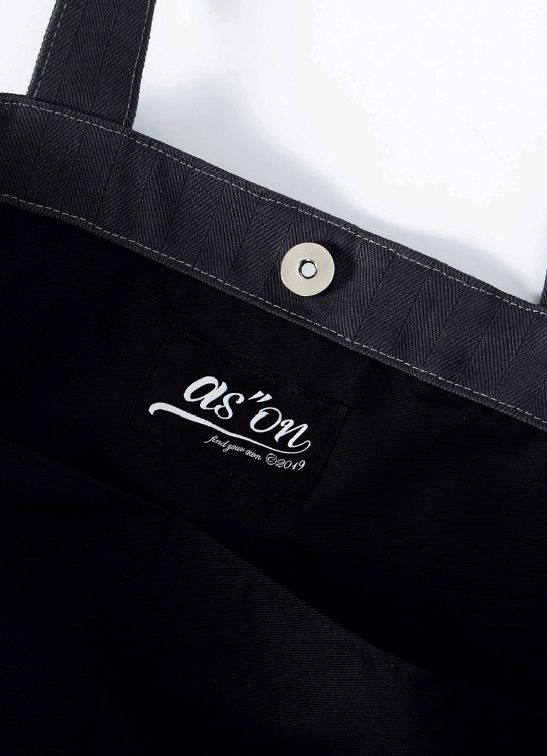 애즈온 EVENING SHOPPER BAG / NAVY 상품 이미지 3