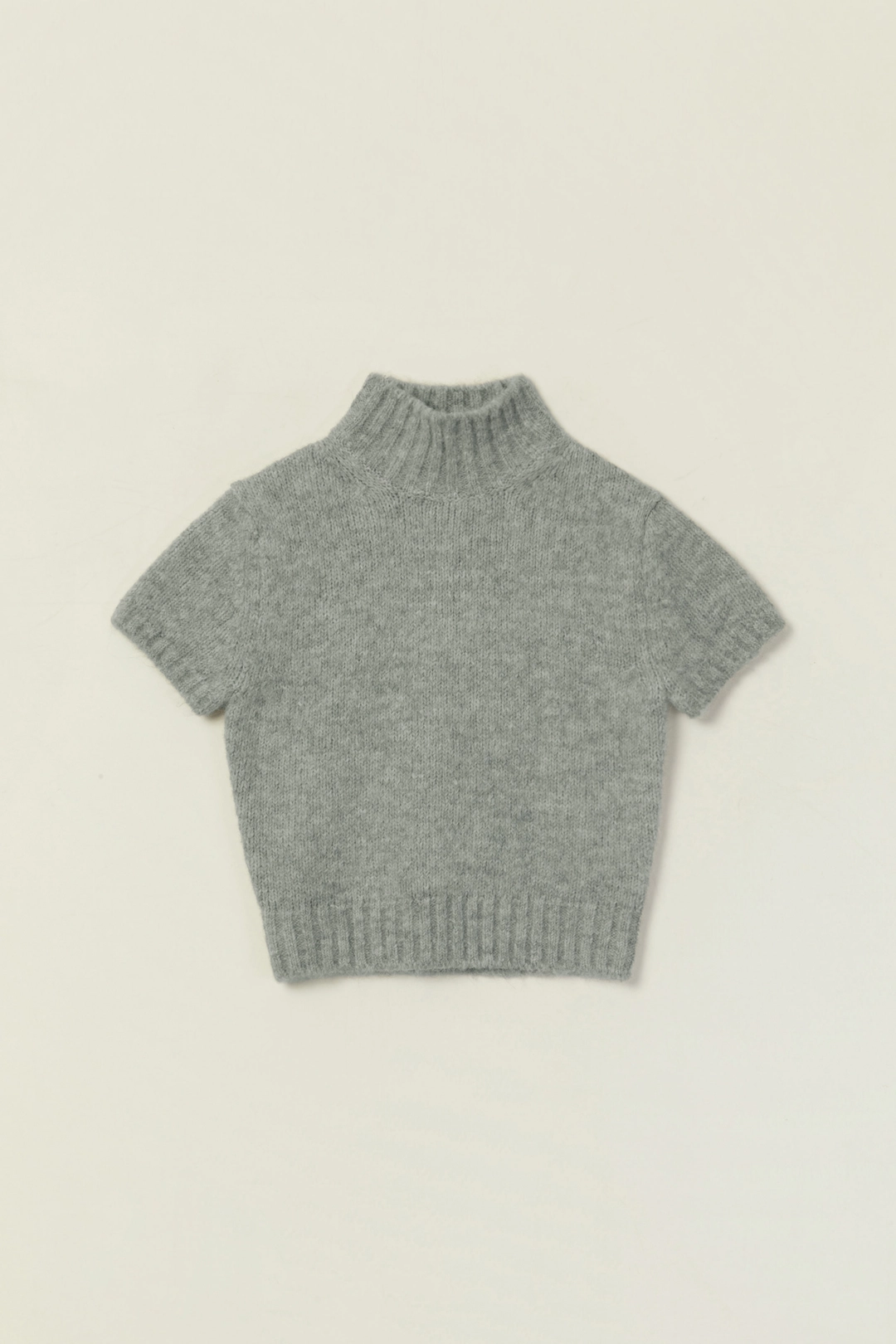 세이지먼트 ALERA ALPACA TURTLENECK HALF KNIT_GRAY 상품 이미지 1