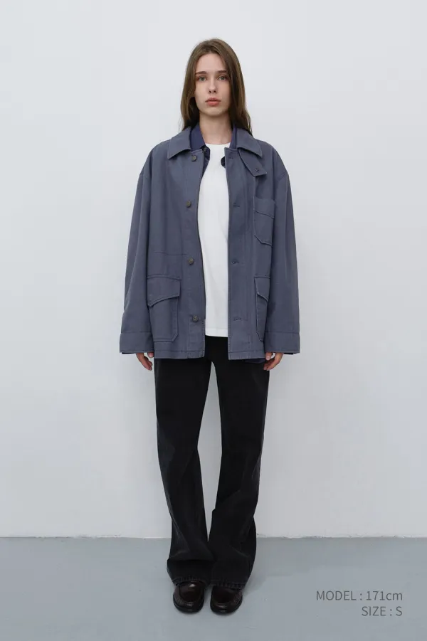 UNISEX CHORE JACKET BLUE_UDJA6C104B2