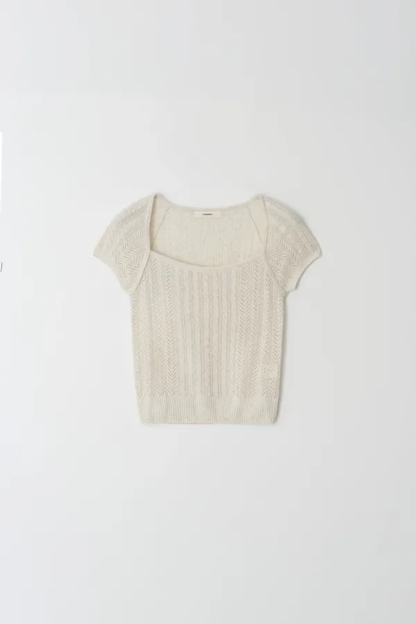 scotch bolero knit (natural)