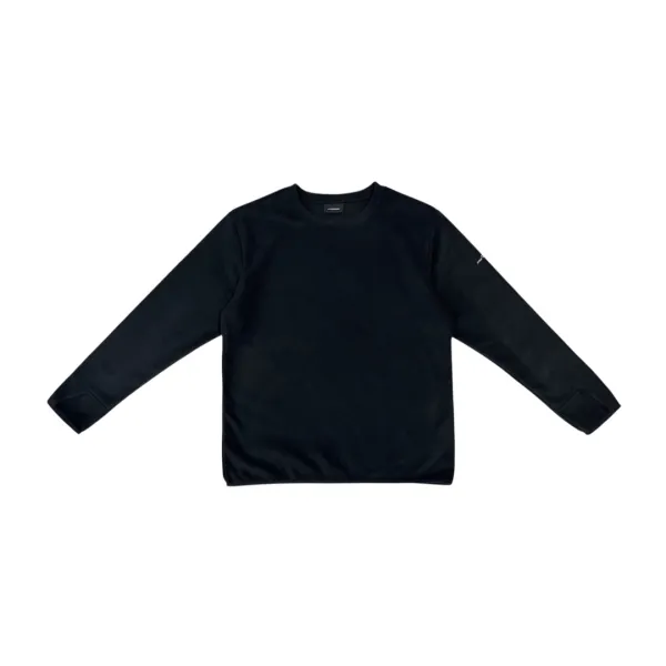 25-004 MICRO POLAR FLEECE  LONG SLEEVE (BLACK)