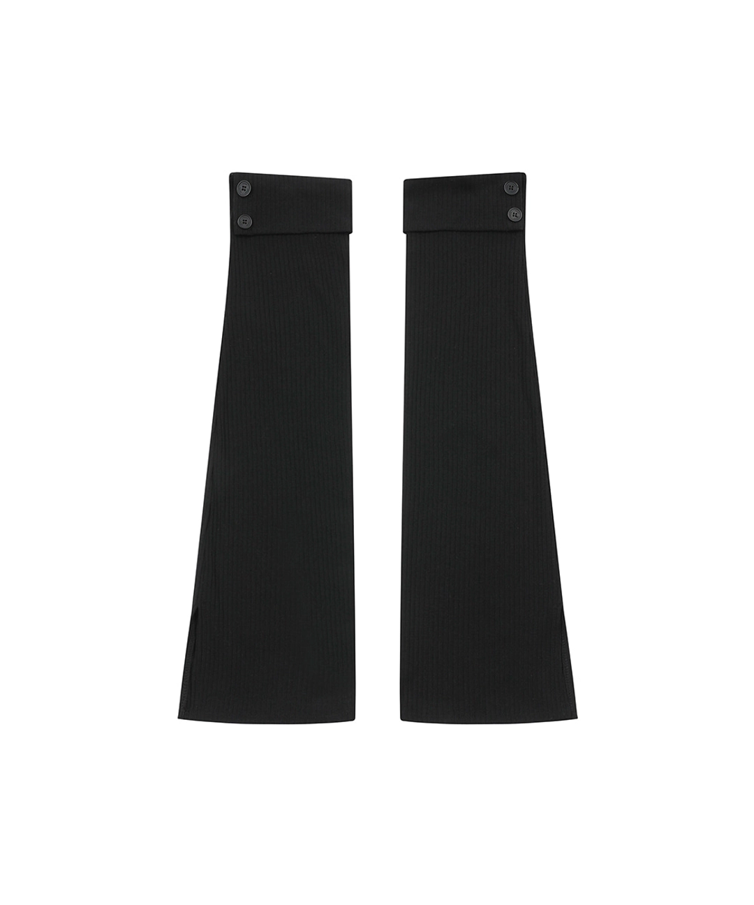 미세키서울 [레이 PICK] Button slit leg warmer BLACK 상품 이미지 1