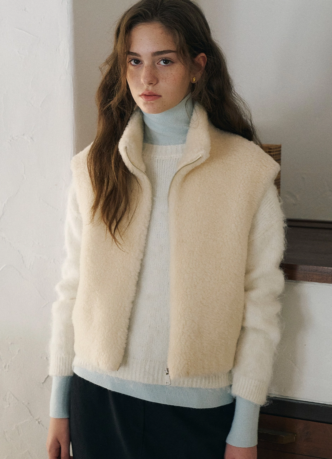 안젤로비안코 Lea Fur Vest 상품 이미지 2