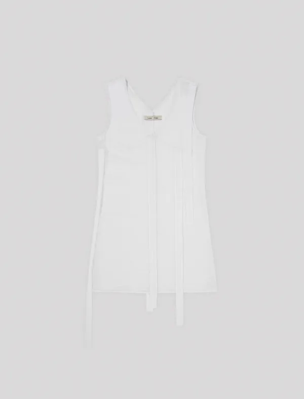 [3rd REORDER] SHEER LAYERED DRESS [WHITE]