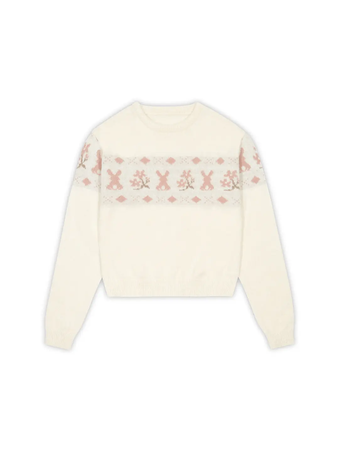 마가린핑거스 RABBIT WOOL SWEATER (IVORY) 상품 이미지 3
