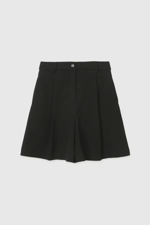 안홀트 하이 라이즈 퀼로트 팬츠 (Black)