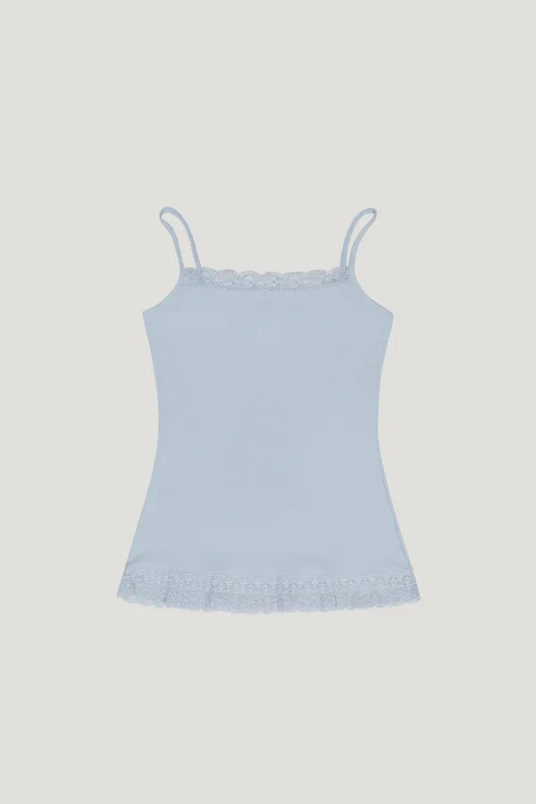 Bella Lace Cami (sky blue)