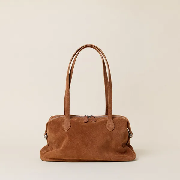 BOWLER BAG_GINGER SUEDE