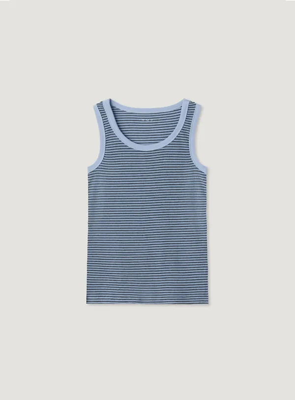[ROUTINE] UNIT SLEEVELESS_SKY STRIPE