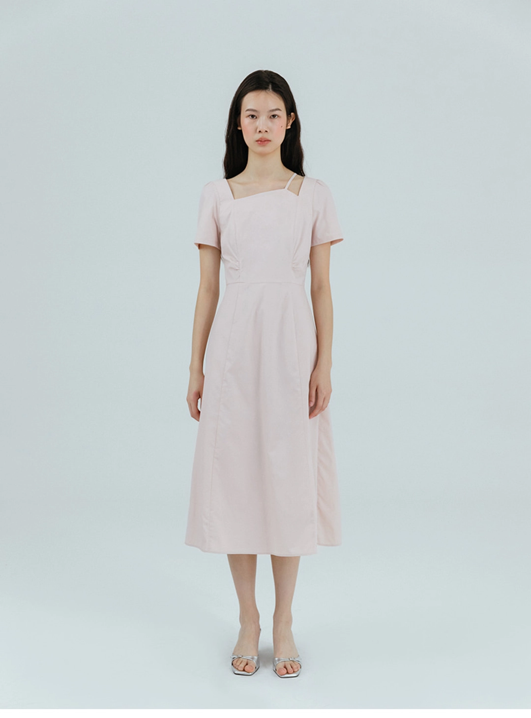 에트몽 2-Way Strap Dress, Pink 상품 이미지 1