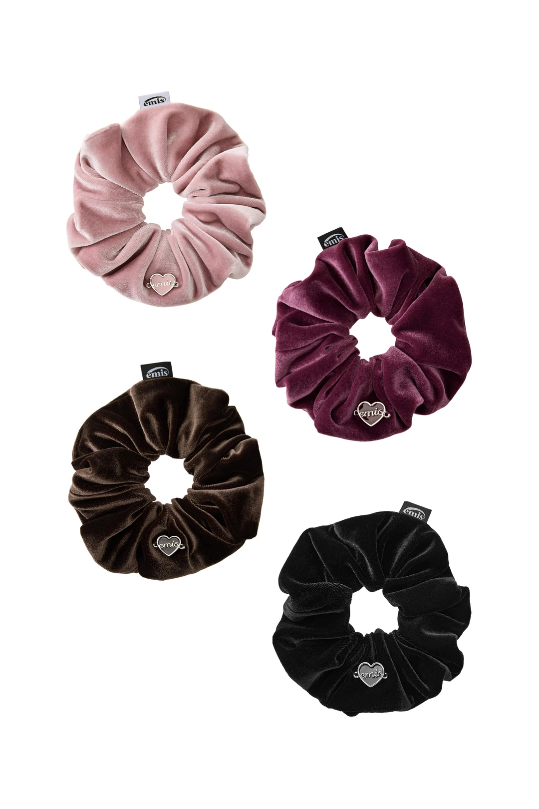 이미스 HEART LOGO PENDANT SCRUNCHIE 상품 이미지 1