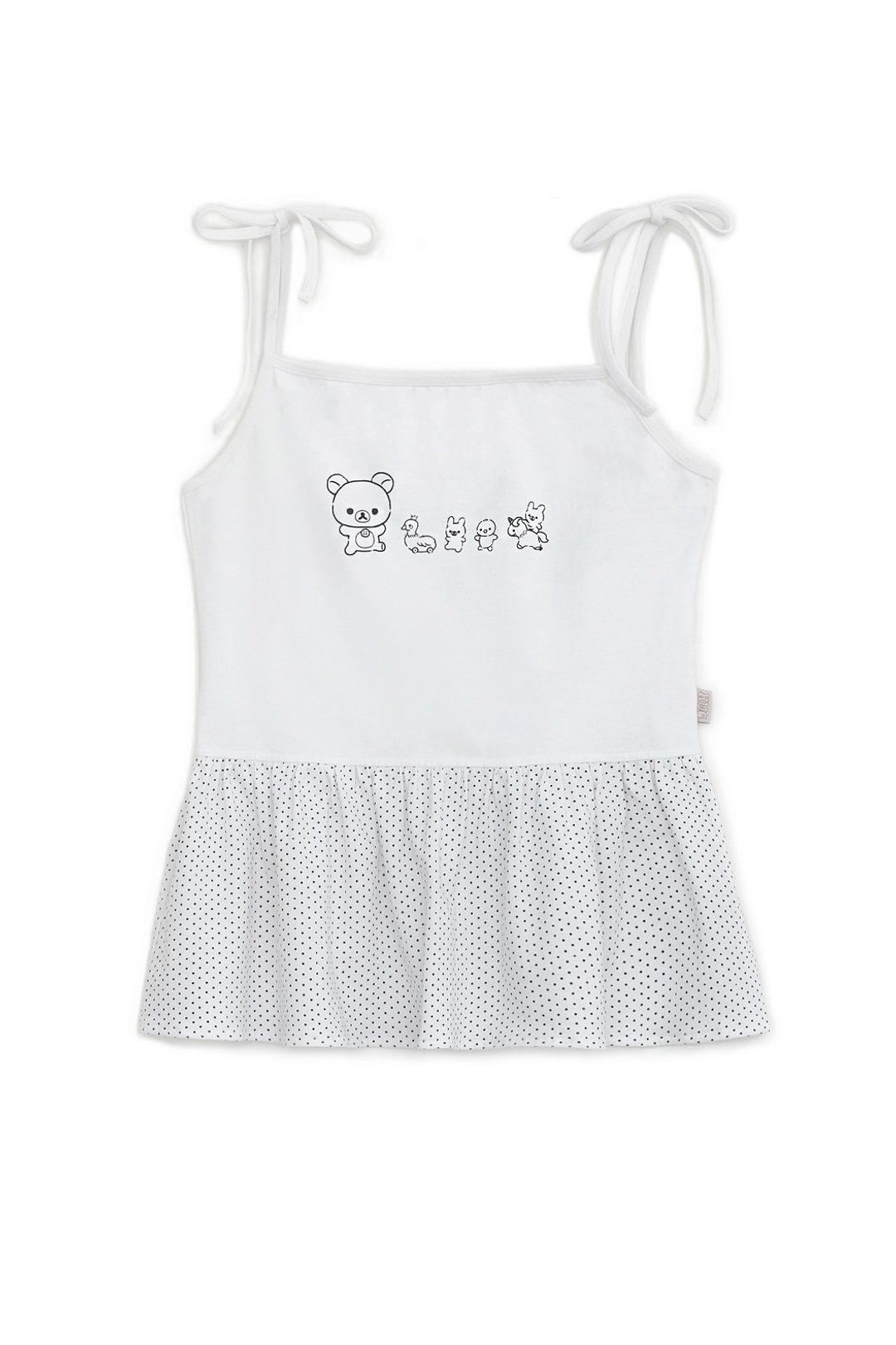 허그유어스킨 Babydoll Korilakkuma sleevless (White) 상품 이미지 1
