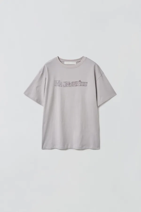 M SIMBOL GRAPHIC T-SHIRT_GREY