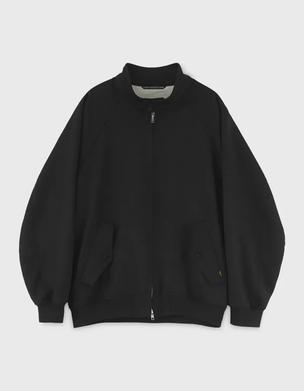 SPORT HARRINGTON JACKET / Black