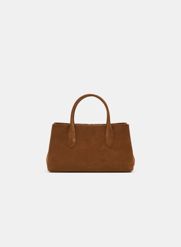Isla suede leather bag - Tabacco