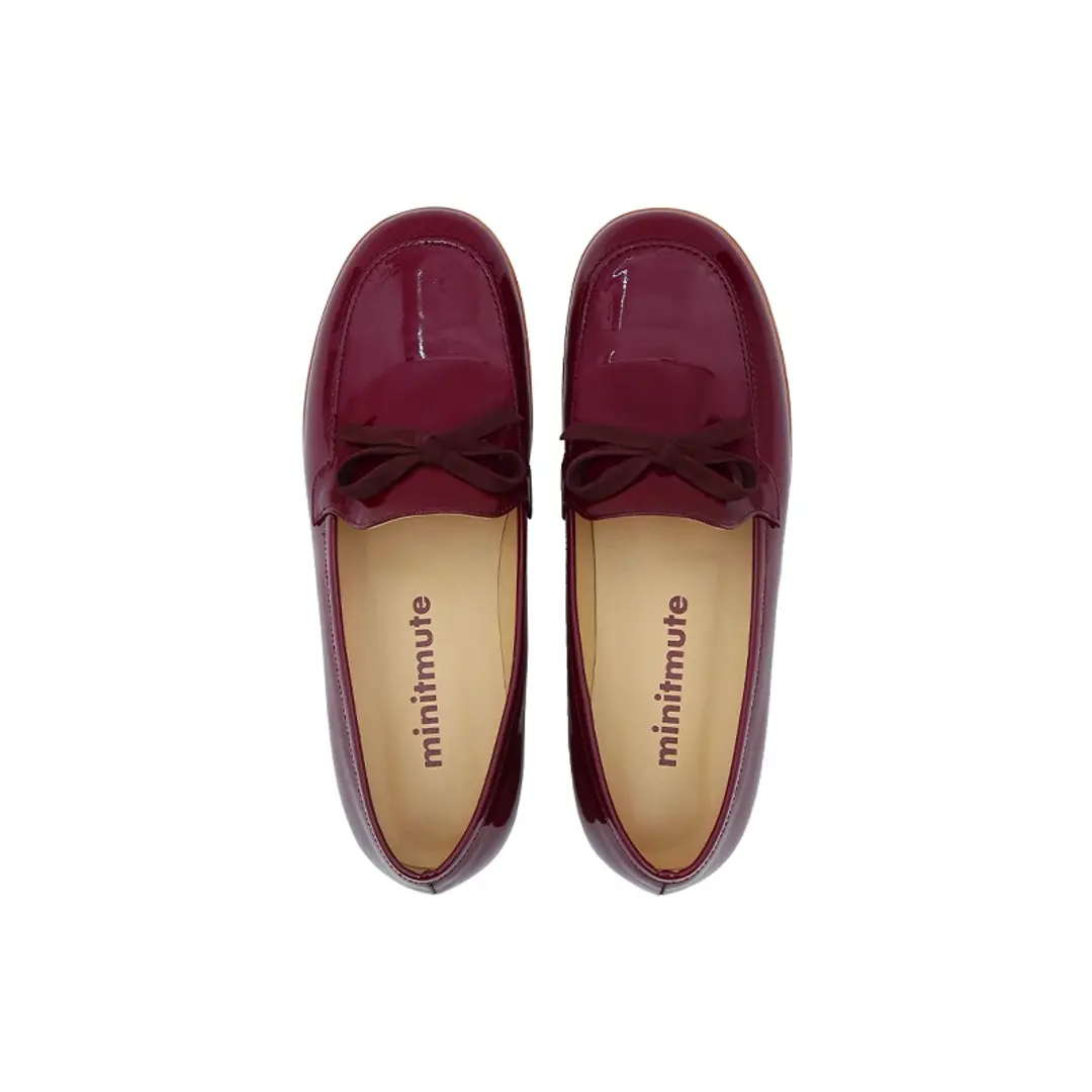 미닛뮤트 denny loafer - patent wine 상품 이미지 1