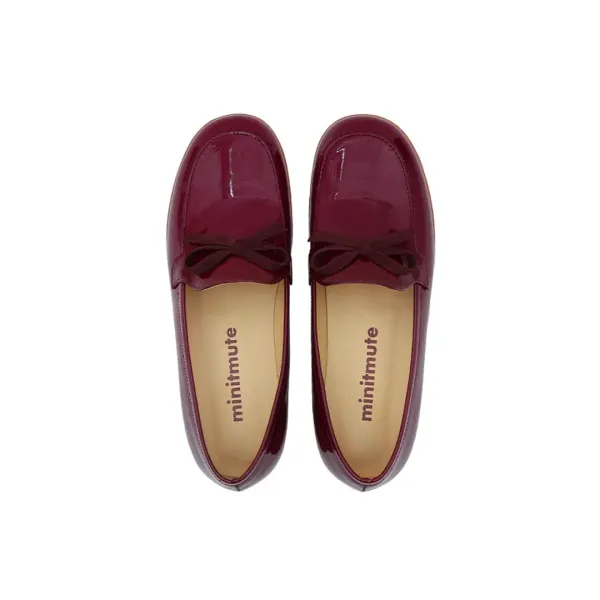denny loafer - patent wine