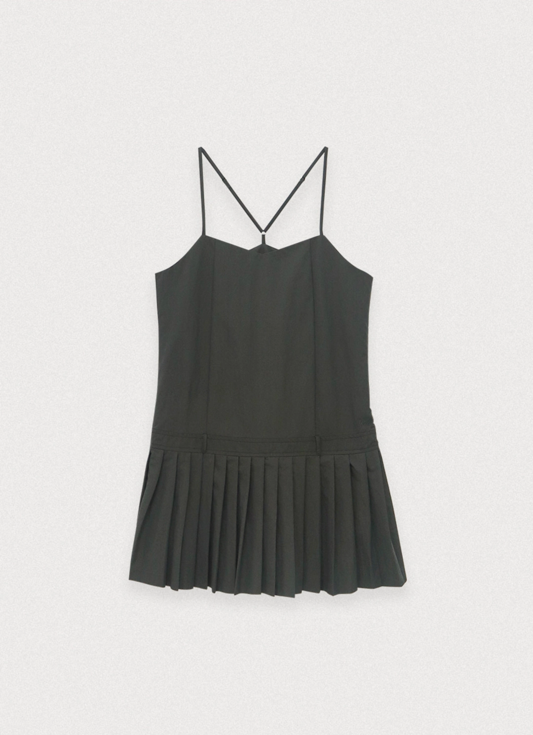 포에토 Bestern layered dress - charcoal 상품 이미지 3