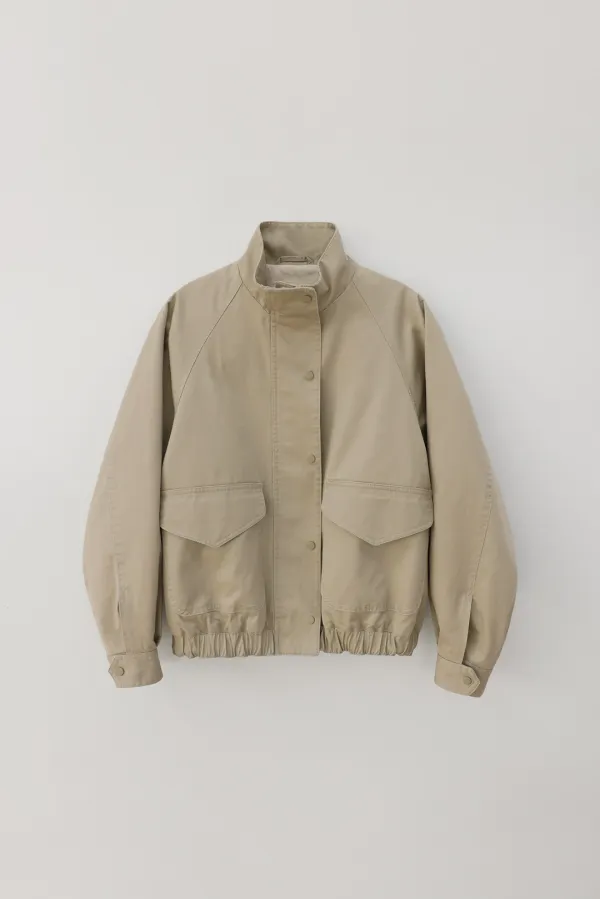 3RD / Vasily cotton blouson (Light beige)