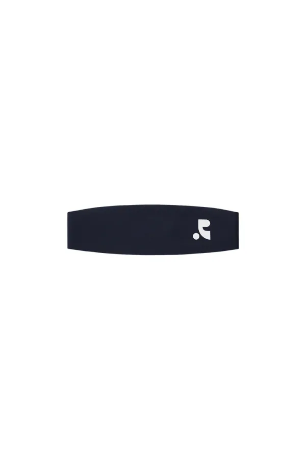 LOGO JERSEY HAIR BAND - NAVY