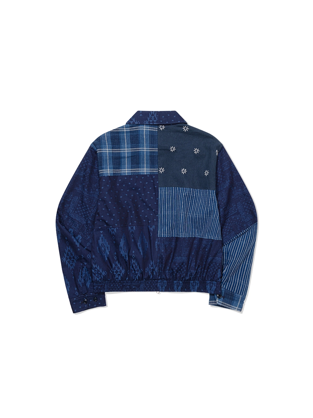 프리터 Signature Patchwork Bomber Jacket Navy_F253JK09 상품 이미지 3