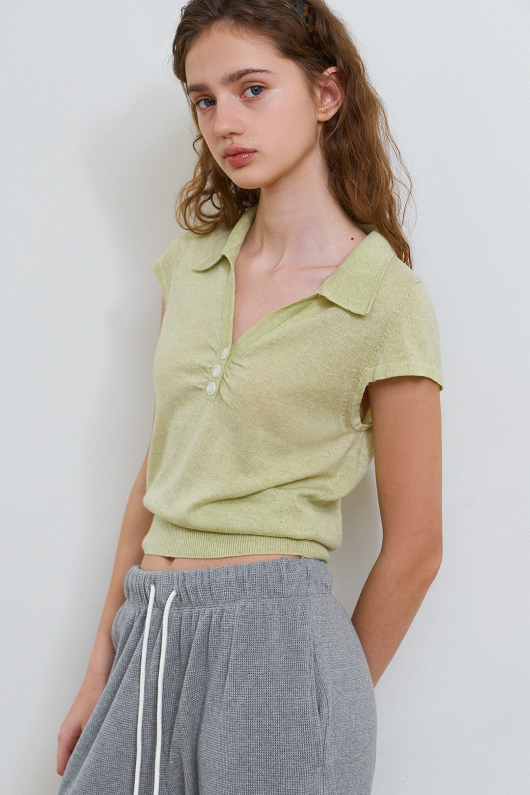 위드아웃썸머 Soft linen knit_melon 상품 이미지 2