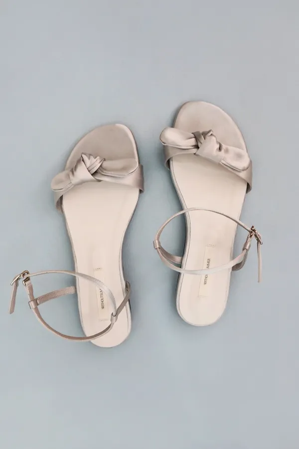 Kohi ribbon sandal_silver