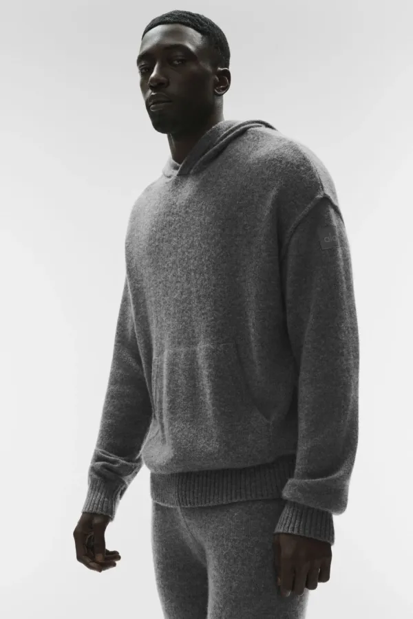 Wool Cashmere New Class Hoodie - Platinum Grey