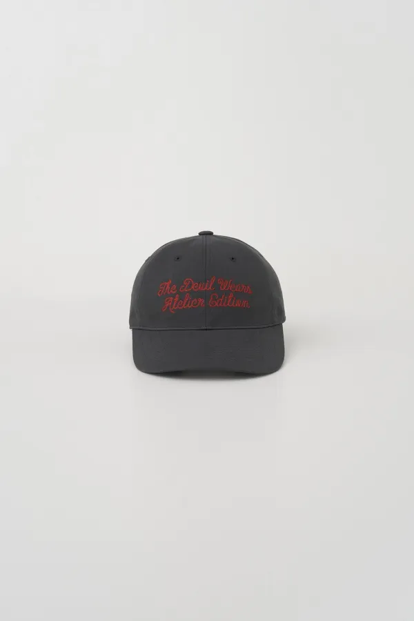 Embroidered Cap (charcoal)