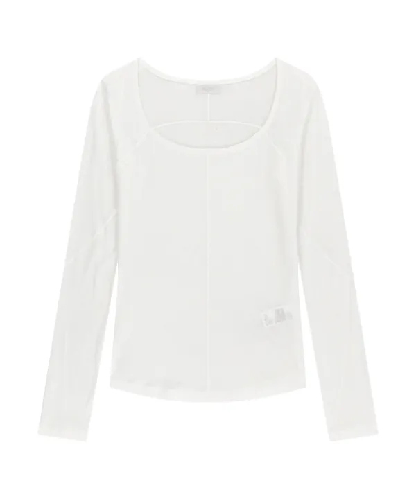 Flatseam Long Sleeve Top / Off White