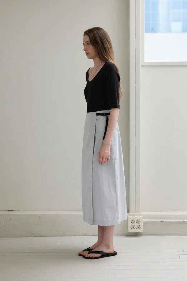 Flat Skirt (mist blue)
