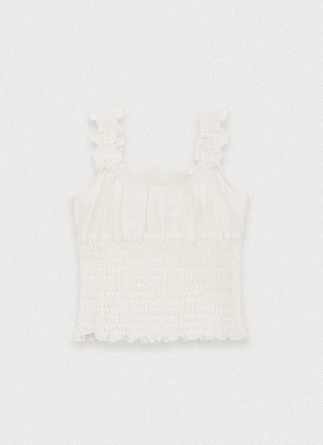 포에토 Heart smoke top - cream 상품 이미지 1