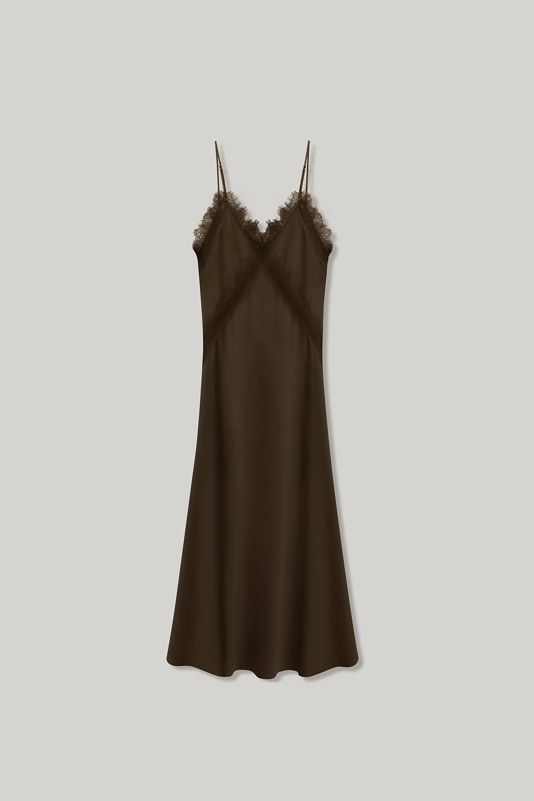 엘보른 Rosa Lace Satin Dress 상품 이미지 3