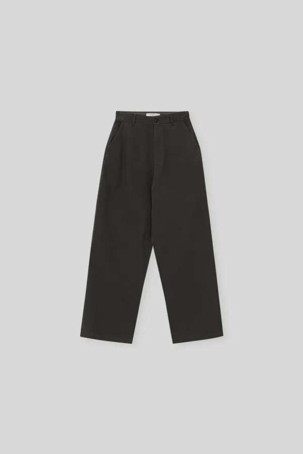 Pod cotton pants (charcoal)