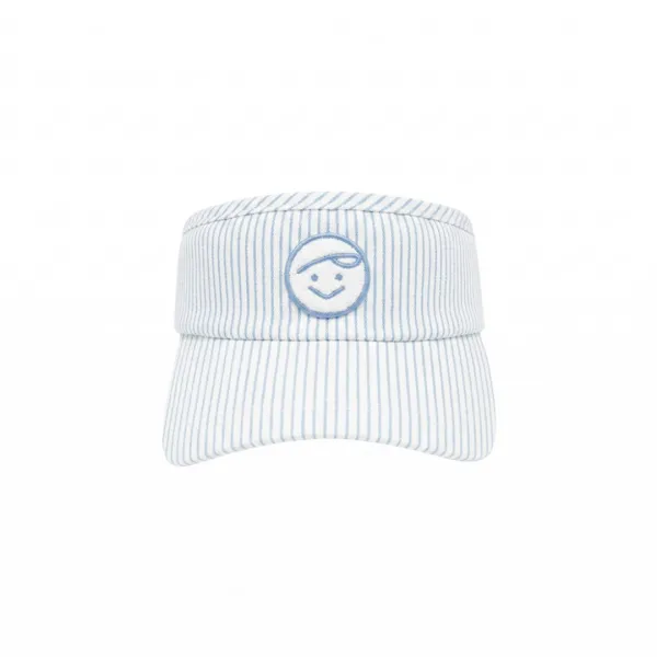 Piv\'vee Stripe Sun Visor (cornflower blue)