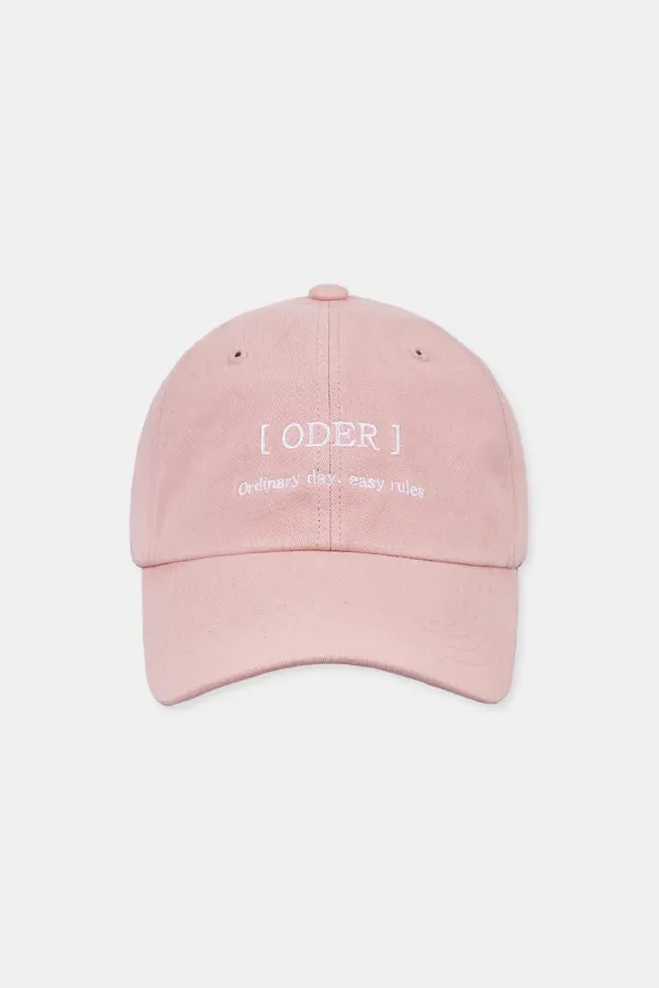 레터링 자수 볼캡-4colors